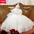 IYEAL-Robe d'anniversaire pour bébé fille de 1 an tenue de Rh de princesse version coréenne