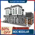 Nouvelle Banque MOC-10811 avec Café Compatible 10251 Modulaire décennie s de Construction Briques