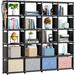 Mavivegue Book Shelf, 20 Cube Storage Organizer, Diy Bookcase, Metal Cube Bookshelf, tall Book Case For Bedroom | 16 H x 13 W x 7 D in | Wayfair
