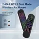 M5 2.4G&BT5.2 Remote Control 7 Color Backlit Wireless Air Mouse Keyboard Android TV Box for Android