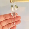 Boucles d'oreilles goutte d'eau Pearl Lily of the Valley boucles d'oreilles mignonnes bijoux