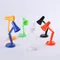 Figurines miniatures meubles de maison de poupée 1/6 1/12 lumière LED lampe de Table éclairage enfants jouets cadeaux bricolage poupée accessoires décoration