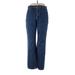 Lands' End Jeans - High Rise: Blue Bottoms - Women's Size 16