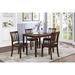 Red Barrel Studio® 5-Piece Pack Dinette Set Wood/Upholstered in Brown | 30.5 H x 36 W x 36 D in | Wayfair 0F7E17BD10B74A92AA96BAE67FDCF085