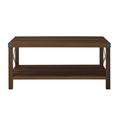 Union Rustic Larenda Coffee Table w/ Storage Wood in Brown | 18 H x 40.125 W x 22 D in | Wayfair 6E451008C47E4417A7982C124C44EEAF