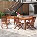 Lark Manor™ Anautica Rectangular Long Outdoor Dining Set Wood in Brown/White | Wayfair 8C7C92E4E01C4811A49868BA5DE7927B