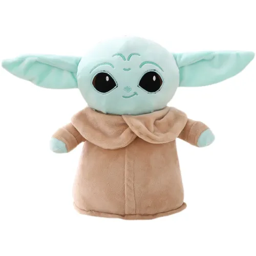 18cm Disney Star Wars Anime Yoda Grogu Manda lorian Figur Yoda Baby Puppen Modell ausgestopft