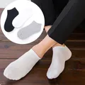 5 Paar Damen Socken kurze weibliche niedrig geschnittene Söckchen für Damen Damen weiße schwarze