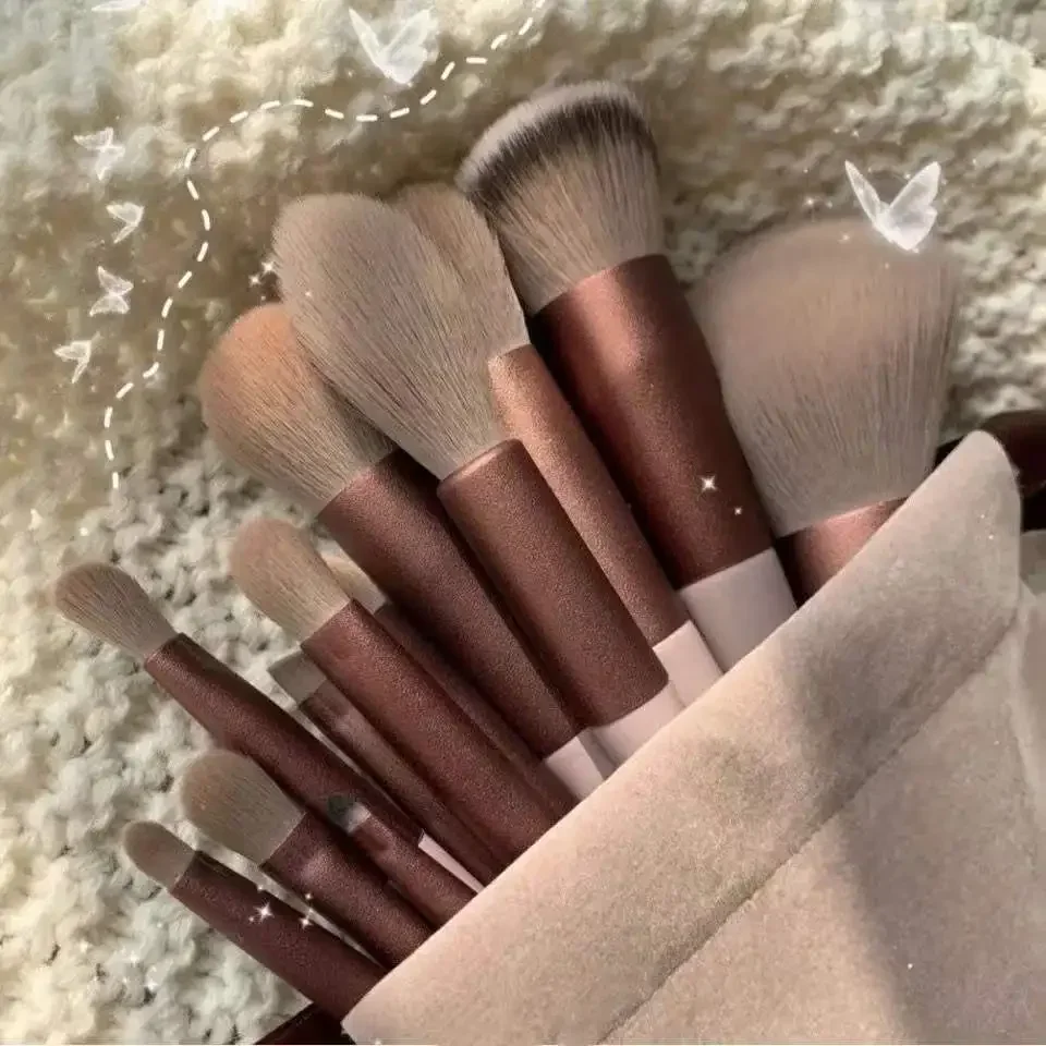 13-teiliges Make-up-Pinsel-Set, Kosmetik, Werkzeuge, Instrumente, Lidschatten, Make-up, komplette Make-up-Werkzeugtasche, professionelle Rouge-Schönheit