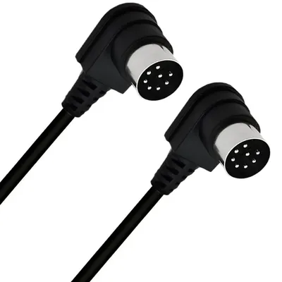 5M 3M großes 8-poliges Din-Stecker-auf-Stecker-Lautsprecher-Audiokabel 90-Grad-Draht für Bang und Olufsen B&O PowerLink BeoLab Power Link MK2 Image