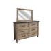 Bungalow Rose Erio 6 - Drawer Dresser in Brown | Wayfair 66BAC18697D6464F9DF214175667907E