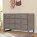 Red Barrel Studio® Jynessa Dresser Wood in Gray | 30.02 H x 47.81 W x 18.93 D in | Wayfair CA40957458A24EE895B64008F1FAA435