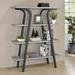 17 Stories Hutsonville Etagere Bookcase Wood in Brown/Gray | 63 H x 47.25 W x 15.5 D in | Wayfair 68D86F7FA6D145CDA49D89216148D810