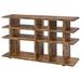 Loon Peak® Jamerria Bookcase Wood in Brown | 36.75 H x 63 W x 15.25 D in | Wayfair D56C83D05FFD4C3F9D1EAEC7A207DB02