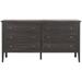 Millwood Pines Darleni 6 - Drawer Dresser Wood in Black | 33.3858 H x 62.9921 W x 18.5039 D in | Wayfair 0EAE23F2C60844CA8E93D5FE55E6BC7E