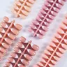 150 pezzi punte francesi prefabbricate mandorle bianche unghie finte francesi punte per unghie a