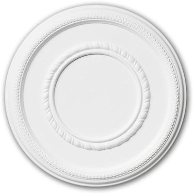 Rosette profhome 156004 Deckenelement Zierelement Neo-Empire-Stil weiß ø 43,5 cm Image
