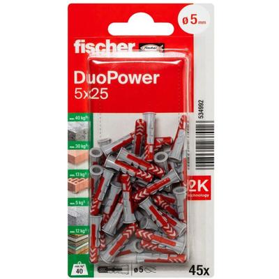 534992 DuoPower 5x25, 45 Stk - Fischer Image