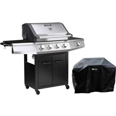 Habitat Et Jardin - Gasgrill 'Bingo 5' - 5 Brenner davon 1 Seitenbrenner - 15,2 kW + Schutzhülle Image