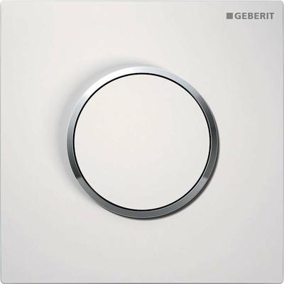 Spülsysteme - Pneumatische Urinal-Betätigungsplatte Typ 10, Weiß/Chrom 116.015.KJ.1 - Geberit Image