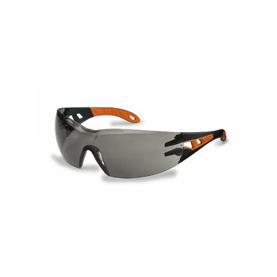 Schutzbrille pheos grau (23%), schwarz/orange (9192.245) - Uvex