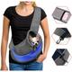 Hundetragetasche Umhängetasche für Katze und Welpen, verstellbare Reisetasche für Kleintiere,