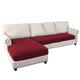 Sectional Couch Covers Stretch Anti-Slip L Shape Sofa Slipcovers, Separate Sofa Seat Cushion Covers Chaise Cover for Both Left/Right Sectional Couch 2/3 Seater and Chaise Cover