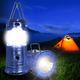 Solar Camping Light Outdoor 6LED Portable LED Camping Tent Light Flashlight Lighting for Outdoor Activities Camping Party Hiking Hurricane Hurricane Emergency Power Outage Survival Kit EU US Plug