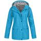 Women's Rain Jacket Fall Waterproof Outdoor Hiking Coat Zipper Windproof Hoodie Jacket Winter Warm