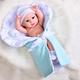 11.8(Approx.30cm) Doll Reborn Baby Doll lifelike Cute Non Toxic Creative Vinyl with Clothes and Accessories for Girls' Birthday and Festival Gifts