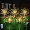 5 Stück 5 W LED-Solarleuchten Pathway Lights Laternen Solar-angetrieben Party-, Weihnachts-, Hochzeitdeko 8 Beleuchtungsmodi Warmweiß Kühles Weiß Grün 5 V 600 LED-Perlen