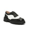 Lance Platform Wingtip Oxford - Black - Steve Madden Flats