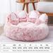 Soft Fluffy Dog Bed Pet House Sofa Washable Long Plush Outdoor Large Cat Warm Mat Thickened Portable Supplies Donut Bed For Dog