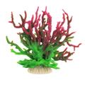 Usmixi Artificial Aquarium Coral Decor Plastic Faux Coral Reef Decorative Cute Fish Tank Decorations Under The Sea Centerpiece Realistic Ocean Plant Ornaments for Party Living Room and Bedroom