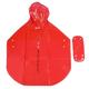 PU Red Pet Waterproof Rainproof Hooded Raincoat Rain Cape Coat Jacket Clothes for Dogs Cats