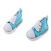 Pair of Lace Up High Top Canvas Shoes for 1/6 BJD Dolls Accessory Blue