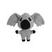 Brother Teddy Dog Toy Squeaky Dog Toys To Keep Them Busy Plush Puppy Toys Interactive Dog Toys for Large Small Dogs Tough Dog Chew Toy Puppy Chew Toys for Teethingï¼ŒKoala Shaped Gray
