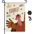 Thanksgiving Garden Flag Fall Yard Flags Welcome Garden Flags 12x18 Double Sided Thankful Flags for Outside Turkey Garden Flag Hello Fall Farmhouse Garden Flag Outside Decor for Yard Garden Outdoor