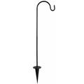 Gongxipen Shepherds Hooks Garden Planter Stakes - 49in Black