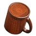 Coffee Mugs Wooden Handle Water Glass Drinking Glasses Unusual Tea Cups Household Holder