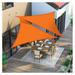 6 x 6 x 6 Shade Sails Equilateral Triangle Canopy Shade Fabric Permeable Pergola Top Cover 180GSM Shade Fabric for Outdoor Patio Lawn Garden Backyard Orange