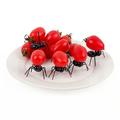 12pcs Ant Toothpicks Fruit Dessert Fork Reusable Ant Food Pick Animal Appetizer Forks For Snack Cake Dessert Cute Cartoon Animals Cake Appetizer Forks For Kitchen Baby Shower Wedding Birthday Party