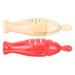 2 Sets Safe Toy Musical Percussion Instrument Wooden Playset Baby Instruments Drums Fish Maracas Child