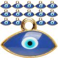 50 Pcs Necklace Bracelet Accessories Jewlery Necklace Charms Amulet Necklace Evil Eyes Charms DIY Necklace Pendants