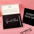 Wedding Guest Book 7 x 9 Guest Book Wedding Reception Wedding Guest Book with Free Pen 100 Pages Guestbook for Wedding Guest Book for Wedding Wedding Books for Guests to Sign