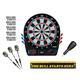 Viper 777 Electronic Dartboard The Bull Starts Here Throw Line Sure Grip Black Soft Tip Darts Dart Tip Remover Tool & Tufflex II Black Dart Tips