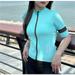 Pjtewawe Fleece Jacket Summer New Women s Cycling Clothing Short Sleeve Quick Drying Breathable Sports Tight Top Short Sleeve Compression Shirt