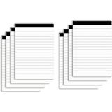Notepad for Daily Planning and Organization of Work â€“ 4 x 6-inches Lined Paper â€“ Thick Bright White Paper â€“ 30 Pages â€“ Note Pads Ruled Pages â€“ Pack of 8 4x6 Inches style_name : 8 Pack