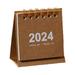 Soug Mini Desk Calendar 2024 Small Desk Calendar 2024 Mini Standing Flip Desktop Calendar Mini Desk Calendar with To Do List Page Your Daily Planner Calendar for Home Office Desk New