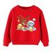 Christmas Kids Child Baby Boys Girls Letter Long Sleeve Cartoon Sweatshirt Tops Xmas Outfit Business Man for Kids